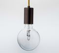 Luxello Purity LED Bronze Cord & Socket Pendant