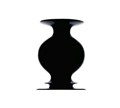 Produzione Privata Bianco Nero Vase