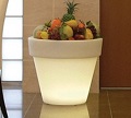 Serralunga Bordato Liscio Planters Illuminated